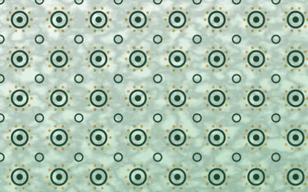 Jade Dynasty Batik Blooms — light green, gold and white batik background