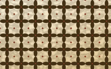 Java Heritage Batik Kawung — light brown and beige batik background