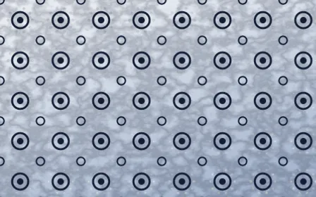Kyoto Indigo Batik Blooms — light blue, grey and white batik background