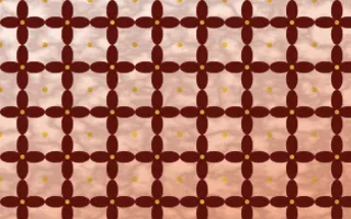 Lantern Festival Batik Kawung — light red, gold and orange batik background
