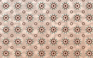 Marrakech Rose Batik Blooms — light brown, teal and beige batik background