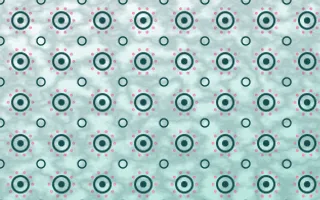 Miami Deco Batik Blooms — light teal, pink and white batik background