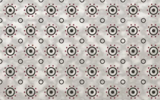 Milano Stone Batik Blooms — light grey, red and white batik background