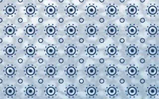 Ming Porcelain Batik Blooms — light blue and white batik background