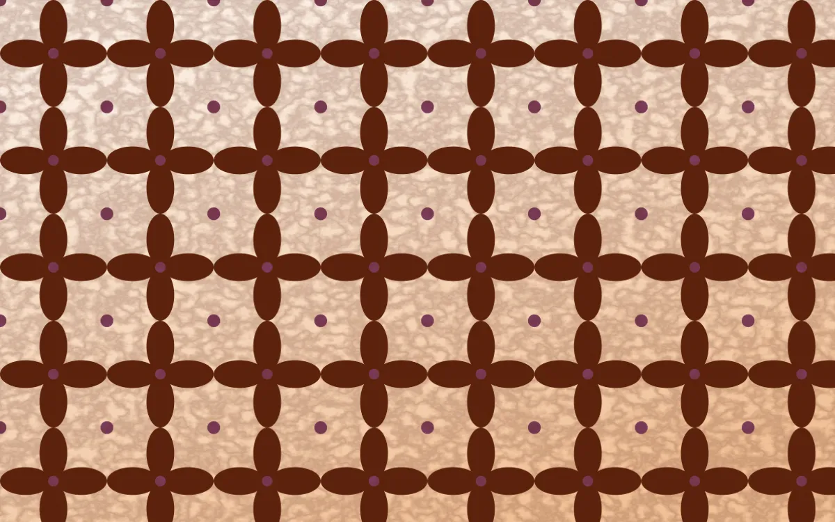 Momiji Maple Batik Kawung — light brown, pink and beige batik background