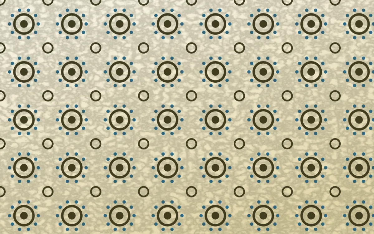 Nile Papyrus Batik Blooms — light yellow, blue and beige batik background