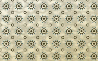 Nile Papyrus Batik Blooms — light yellow, blue and beige batik background