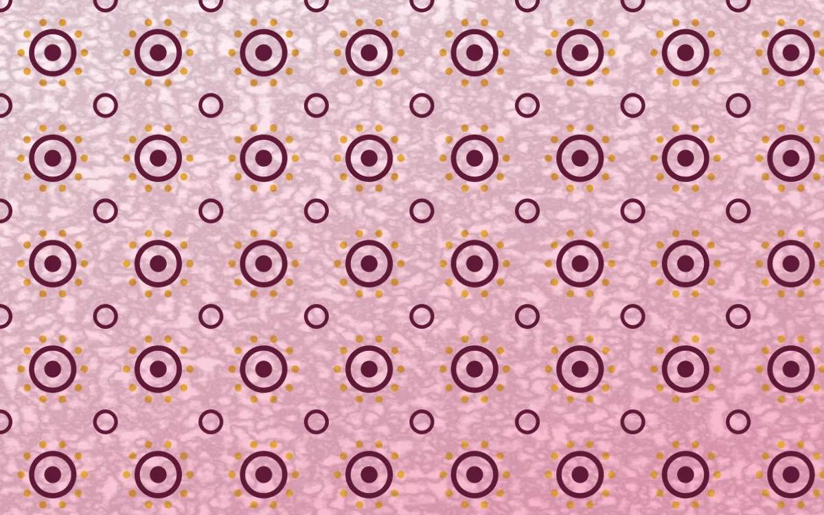 Oaxaca Pink Batik Blooms — light pink, gold and white batik background