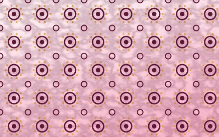 Oaxaca Pink Batik Blooms — light pink, gold and white batik background