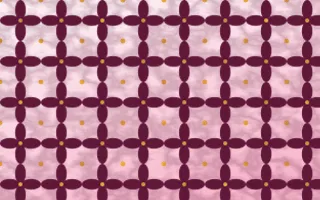 Oaxaca Pink Batik Kawung — light pink, gold and white batik background