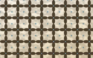 Pampas Cream Batik Kawung — light brown, blue and beige batik background