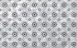 Paris Zinc Batik Blooms — light grey, red and white batik background