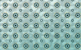 Peacock Court Batik Blooms — light teal, gold and white batik background