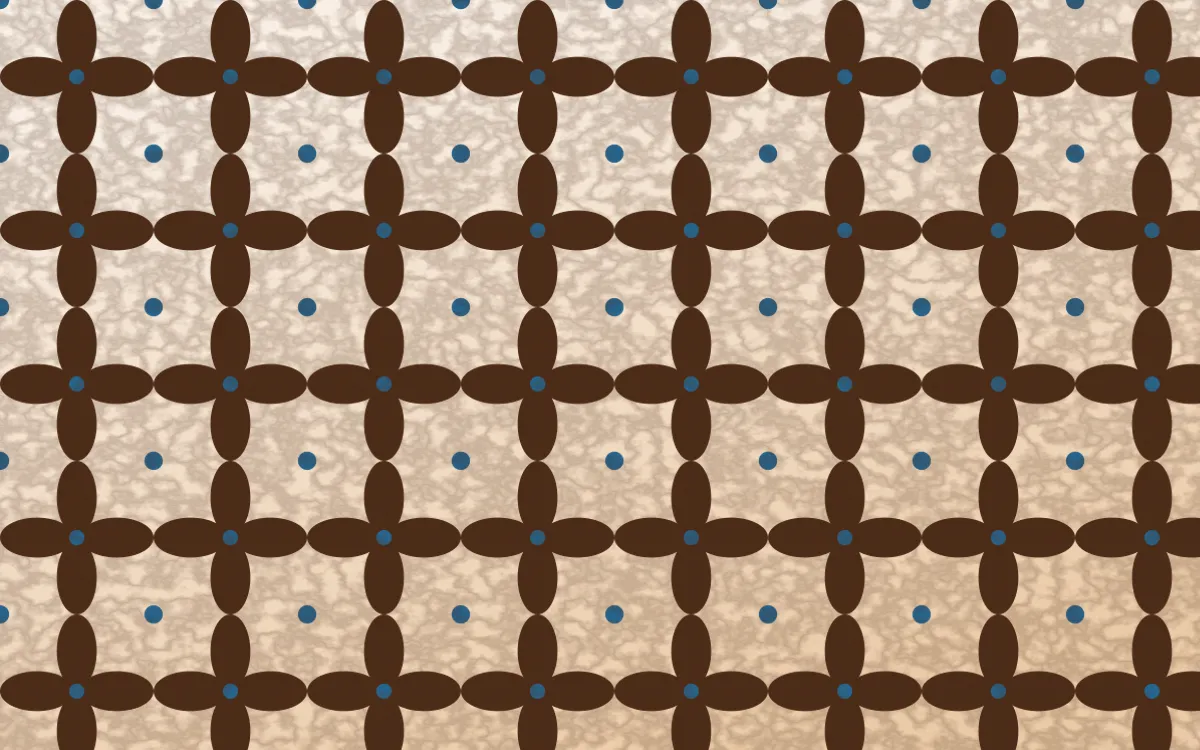 Porto Terra Batik Kawung — light brown, blue and beige batik background