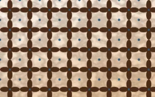 Porto Terra Batik Kawung — light brown, blue and beige batik background