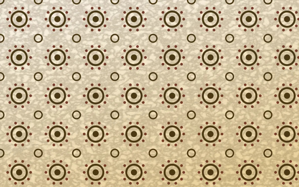 Prague Gold Batik Blooms — light brown and beige batik background