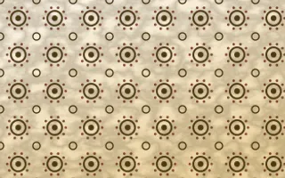 Prague Gold Batik Blooms — light brown and beige batik background