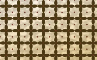 Prague Gold Batik Kawung — light brown and beige batik background