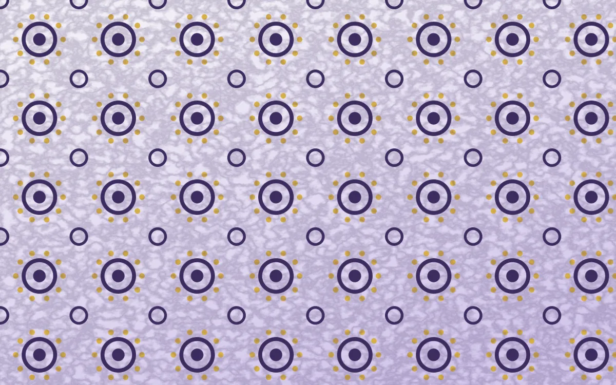 Provence Batik Blooms — light purple, gold and white batik background
