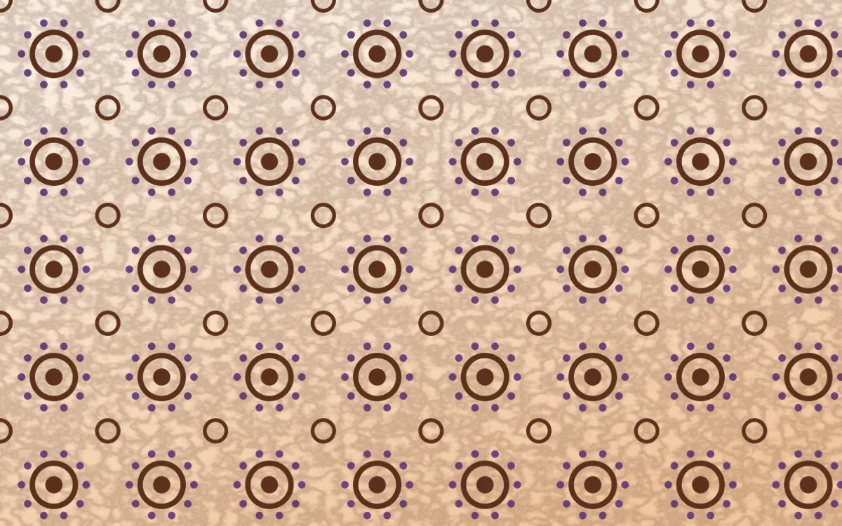 Sahara Dusk Batik Blooms — light brown, purple and beige batik background