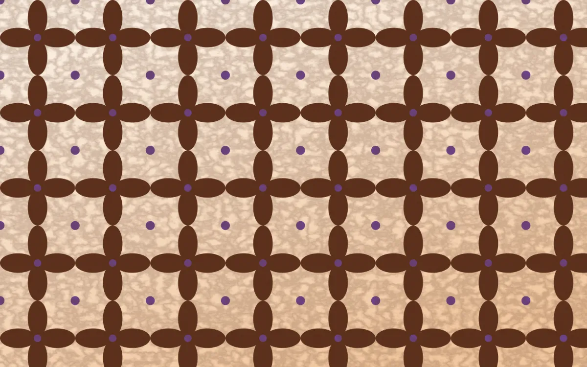 Sahara Dusk Batik Kawung — light brown, purple and beige batik background
