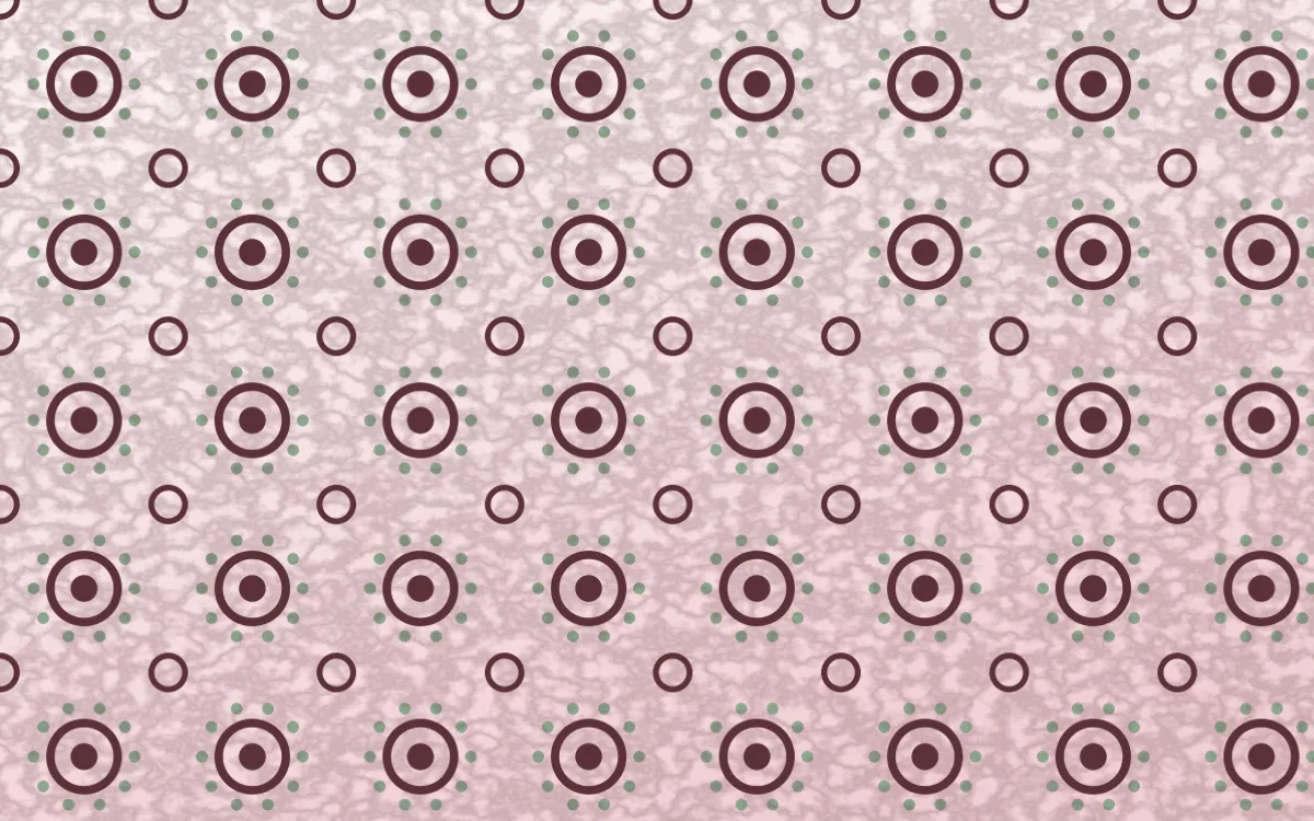 Sakura Paper Batik Blooms — light red, green and white batik background