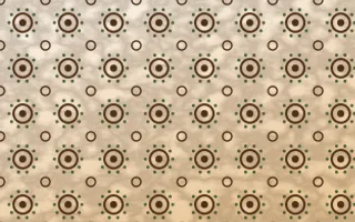 Savanna Clay Batik Blooms — light brown, green and beige batik background
