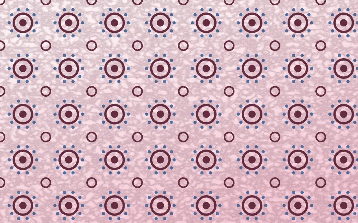 Seoul Blossom Batik Blooms — light pink, blue and white batik background