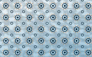 Titicaca Batik Blooms — light blue, orange and white batik background
