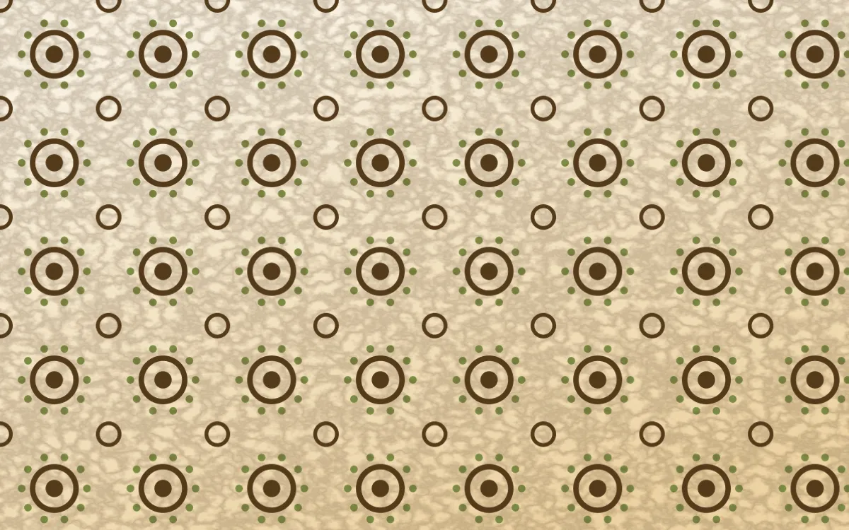 Tuscany Sun Batik Blooms — light brown, green and beige batik background