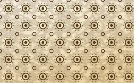 Tuscany Sun Batik Blooms — light brown, green and beige batik background