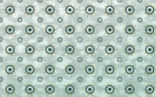 Winter Palace Batik Blooms — light teal, gold and white batik background