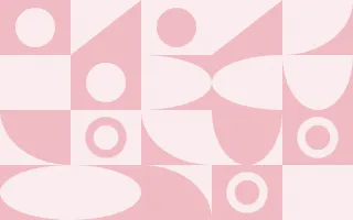 Blush Modern Tonal Print — light white and red bauhaus background