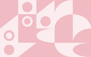 Blush Modern Tonal Print II — light white and red bauhaus background, variation II