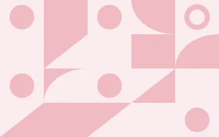 Blush Modern Tonal Print III — light white and red bauhaus background, variation III