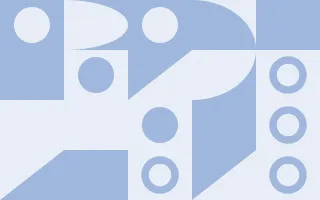 Denim Bold Tonal Print II — light white and blue bauhaus background, variation II