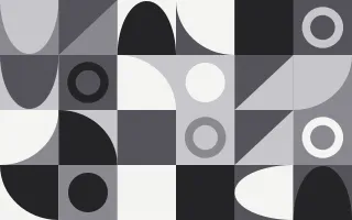 Mono Editorial — light grey and white bauhaus background