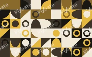 Noir Gilt Fine Grid — dark gold, brown and beige bauhaus background