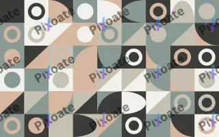Scandi Calm Fine Grid — light beige, green and orange bauhaus background