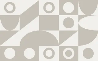 Stone Modern Tonal Print III — light white and beige bauhaus background, variation III