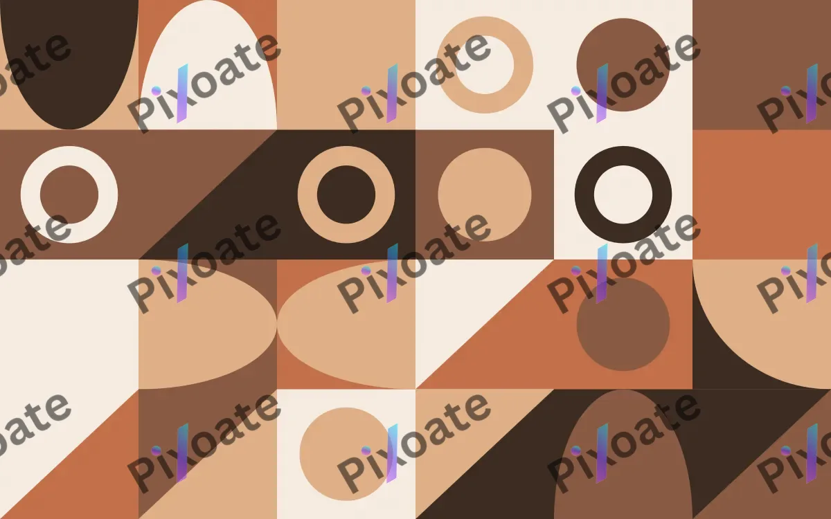 Terracotta Studio — light orange, brown and beige bauhaus background