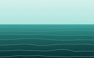 Aqua Swell II — light teal beach background, variation II