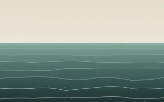 Driftwood Coast II — light green, teal and beige beach background, variation II