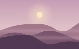 Dusk Dunes II — colourful pink beach background, variation II