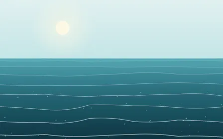 Glass Wave — light teal beach background