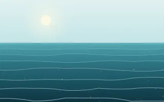 Glass Wave II — light teal beach background, variation II