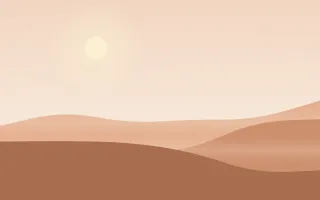 Rose Gold Dunes — light orange and beige beach background