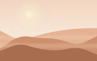 Rose Gold Dunes II — light orange and beige beach background, variation II