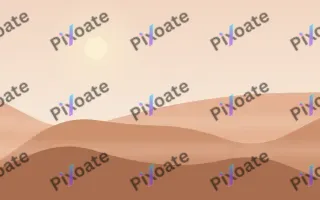 Rose Gold Dunes II — light orange and beige beach background, variation II