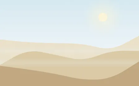 White Sand Dunes — light beige, orange and blue beach background